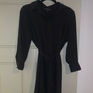 Black tie dress with a slip.